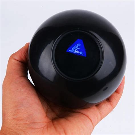 Interrogate the magic 8 ball with a question
